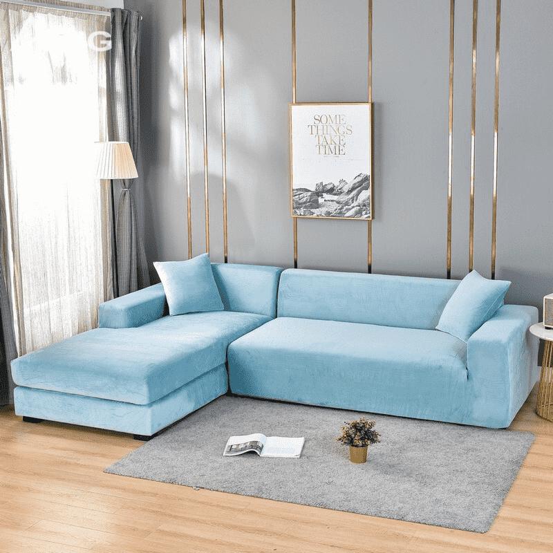 Sofa Góc Chữ L Bọc Vải	